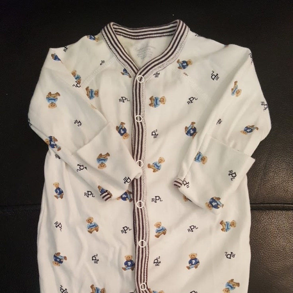 Boys Newborn Ralph Lauren Oneies